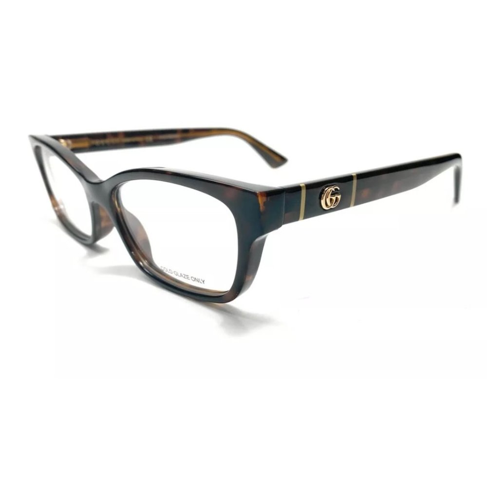 Gucci Women's Havana Authentic Eyeglasses - Picture 1 of 4